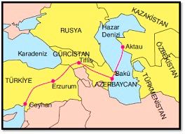  Qazaxıstan 1 yanvar 2023-dən Bakı-Tbilisi-Ceyhan neft kəməri ilə neft nəql edəcək.