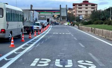  Bakı-Sumqayıt yolunda avtobus zolağı çəkilir – Foto