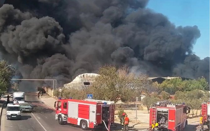  Suraxanıda yanğının evlərə keçməsinin qarşısı alındı – FOTO/VİDEO